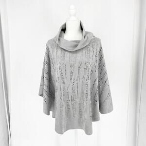 Alberto Makali Eyelet Poncho Top Size XL